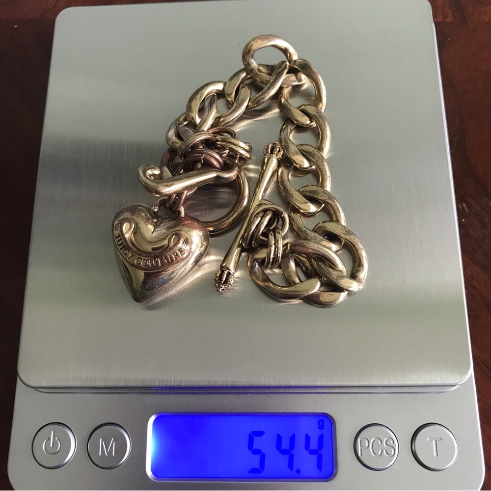 Bracelet Juicy Couture Y2K puffy heart toggle bracelet - Picture 6 of 6